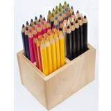 PlayBox Kuglepenne PlayBox Thick Pencils in Rack in 12 Colours 60-pack