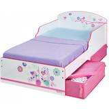 MDF - Pink Senge Hello Home Flowers & Birds Toddler Bed 77x142cm