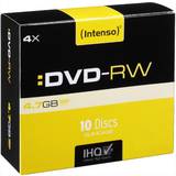 Dvd rw medie Intenso DVD-RW 4.7 GB 4x Slimcase 10-Pack