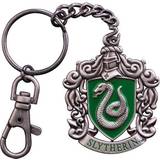 Sølv Nøgleringe Noble Collection Harry Potter Keychain - Slytherin Crest