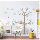 Multifarvet Vægdekorationer Walltastic Woodland Tree & Friends Large Character Sticker 44647