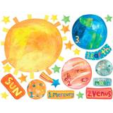 Wallies Grøn Børneværelse Wallies Solar System Vinyl Decals
