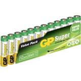 GP Batteries AAA (LR03) - Batterier Batterier & Opladere GP Batteries 24A AAA LR03 Super 12-pack