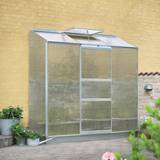 Drivhus polycarbonat Halls Greenhouses Wall Garden 26 1.3m² 4mm Aluminium Polycarbonat