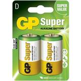 GP Batteries D (LR20) Batterier & Opladere GP Batteries 13AU LR20 D Ultra 2-pack
