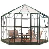 T-formet Drivhuse Halls Greenhouses Atrium 9m² Aluminium Glas
