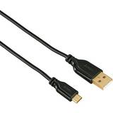 Hama USB A-USB Micro-B - USB-kabel Kabler Hama Flexi-Slim USB A - USB Micro-B 0.8m