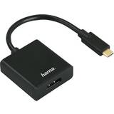 Guld - Skærmet - USB-kabel Kabler Hama USB-C - DisplayPort M-F