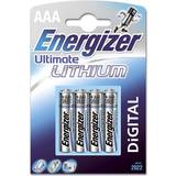 Energizer AAA (LR03) Batterier & Opladere Energizer Ultimate AAA 4-pack