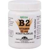 Mega b stress Natur Drogeriet Mega Vitamin B2 100 stk