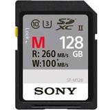 Sony 128 GB Hukommelseskort & USB Stik Sony SF-M SDXC UHS-II U3 260/100MB/s 128GB