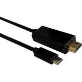 3,1 - Guld - HDMI-kabler MicroConnect USB C - HDMI High Speed 2m