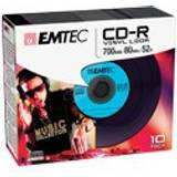 Emtec CD-R Vinyl 700MB 52x Slimcase 10-Pack