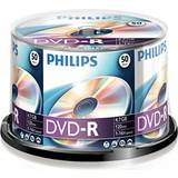 DVD Optisk lagring Philips DVD-R 4.7GB 16x Spindle 50-Pack