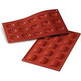 Rød Bageforme Silikomart Madeleine Chokoladeform 39.62 cm