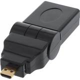 InLine HDMI Micro Kabler InLine HDMI-HDMI Micro M-F Adapter