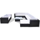 Havemøbel vidaXL 41876 Loungesæt, 1 borde inkl. 1 stole & 3 sofaer