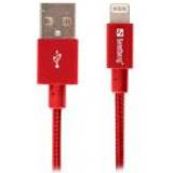 Guld - USB-kabel Kabler Sandberg USB A - Lightning 1m