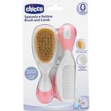 Pink Hårpleje Chicco Natural Hair Brush & Comb