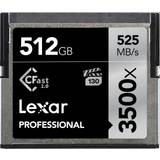 Lexar Media CFast 2.0 Hukommelseskort Lexar Media CFast 2.0 525MB/s 512GB (3500x)