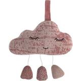 Sebra Knitted Musical Pull Toy Cloud