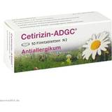 KSK-Pharma Vertriebs AG Astma & Allergi Håndkøbsmedicin Cetirizin-ADGC 50 stk Tablet