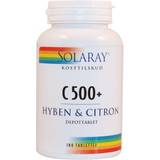 Hyben Vitaminer & Mineraler Solaray C500+ Hyben Og Citron 180 stk