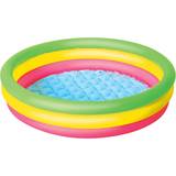 Plastlegetøj Vandlegetøj Bestway 3 Ring Summer Colours Paddling Pool 102cm