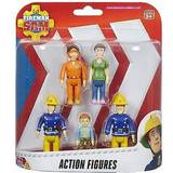 Brandmænd Figurer Character Fireman Sam Action Figures 5 Pack