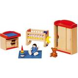 Dukkehusmøbler Dukker & Dukkehus Goki Furniture for Flexible Puppets Childrens Room