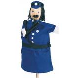 Politi - Tyggelegetøj Goki Hand Puppet Policeman 51994