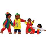 Tyggelegetøj Dukker & Dukkehus Goki Flexible Puppets African Family 51817