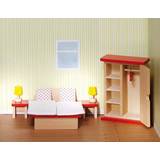 Dukkehusmøbler Dukker & Dukkehus Goki Furniture for Flexible Puppets Bedroom Basic 51715