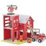 Brandmænd - Trælegetøj Legesæt New Classic Toys Fire Station 11020