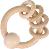 Legetøj Goki Touch Ring with 4 Rings Natural Wood 730800