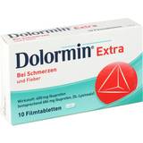Ibuprofen - Smerter & Feber - Smertestillende tabletter Håndkøbsmedicin Dolormin Extra 400mg 10 stk Tablet