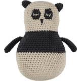 Tyggelegetøj Tøjdyr Sebra Panda Crochet Tilting Toy