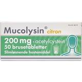 Brusetablet - Forkølelse - Hoste Håndkøbsmedicin Mucolysin Citron 200mg 50 stk Brusetablet