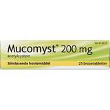 Forkølelse - Hoste Håndkøbsmedicin Mucomyst 200mg 25 stk Tablet