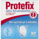 Bakteriedræbende Tandproteser & Bideskinner Protefix Active Cleanser Cleaning Tablets 32-pack