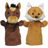 Heste - Tyggelegetøj Dukker & Dukkehus Goki Hand Puppets Animals Arino Funu Wassti & Baru 51803