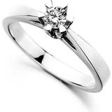 Prinsesse diamant ring Scrouples Princess Ring - White Gold/Diamond