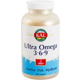 Forbedrer muskelfunktionen Fedtsyrer Kal Ultra Omega 3-6-9 200 stk
