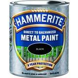 Hammerite Indendørs maling Hammerite Direct to Galvanised Metalmaling Sort 0.75L