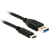 3,1 - Guld Kabler DeLock USB A - USB B 3.1 0.5m