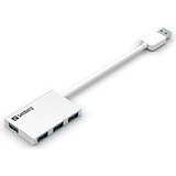 3,0 - Hvid Kabler Sandberg USB 3.0 - 4xUSB 3.0 Adapter M-F