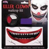 Klovne Makeup Kostumer Fun World Killer Clown Sminkesæt