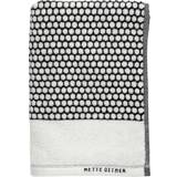 Mette Ditmer Badehåndklæder Mette Ditmer Grid Badehåndklæde White/Black (60x38cm)