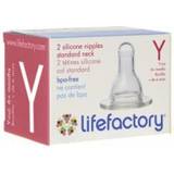 Lifefactory Silikone Sutteflasker & Service Lifefactory Nipples Y Cut 6m+ 2-pack