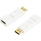 LogiLink Kabeladaptere Kabler LogiLink DisplayPort - HDMI Adapter M-F